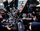 صور.. الشرطة التركية تعتدى على متظاهرين لاحتجاجهم على مقتل جورج فلويد