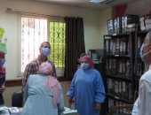 مدير التأمين الصحى ببنى سويف يتفقد قسم الأورام فى أول يوم عمل