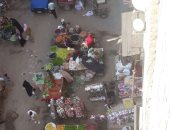 سوق عشوائى وسط المنطقة السكنية.. شكوى أهالى ترعة الشابورى ببهتيم شبرا الخيمة