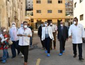 نائب محافظ البحيرة تتابع سير العمل بالمستشفيات المخصصة لحالات كورونا