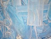 صور.. ضبط 1500 كمامة بدون بيانات بمحل ترزى فى كفر الشيخ