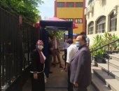 صور.. مديرية تعليم القاهرة توفر بوابات تعقيم إلكترونية للوقاية من كورونا