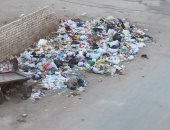 شكوى من تراكم القمامة فى شارع ربيع الملط فى محافظة بنى سويف