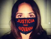 سلمى حايك تطالب بتحقيق العدالة فى قضية قتل الشاب جوفانى لوبيز بسبب الكمامة