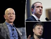 "مصائب قوم عند قوم فوائد".. أغنياء أمريكا يزدادون ثراء بسبب أزمة كورونا.. ثروة مؤسس أمازون تزيد 36.2 مليار دولار فى 11 أسبوعا.. وثروة مارك زوكربيرج تزيد 30 مليار دولار.. وأيلون ماسك يربح 14 مليار دولار صافية