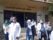 نائبا محافظ القليوبية يتفقدان مستشفى شبين القناطر العام لمتابعة إجراءات أزمة كورونا