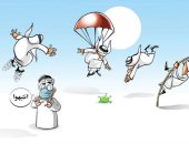 كاريكاتير سعودى يسلط الضوء على حالة القلق بين شعوب الدول
