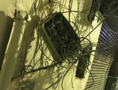 شكوى من تهالك بوكس التليفون بشارع سرحان عبداللطيف فى حدائق حلوان