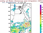 مركز التنبؤ بالفيضان ينشر خرائط سقوط الأمطار على منابع النيل حتى الاثنين 