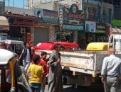  فض 4 أسواق عشوائية بقرى النهضة و إزالة الإشعالات بأحياء الإسكندرية.. صور