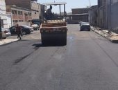 صور ..رفع كفاءة المرافق من الطرق والإنارة بحى غرب الإسكندرية