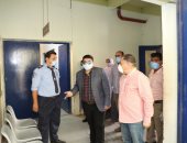 نائب محافظ بنى سويف يزور المستشفى التخصصى لمتابعة توافر المستلزمات الوقائية 