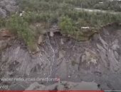 فيديو جديد يظهر آثار انزلاق أرضى مدمر فى النرويج