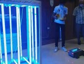 طلاب جامعة الطفل بالزقازيق يبتكرون أحهزة تعقيم باستخدام الأشعة البنفسجية