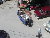 شكوى من انتشار الباعة الجائلين في ميامى بالإسكندرية