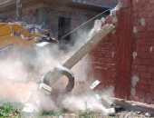 محافظة سوهاج: إزالة 21 حالة تعدي على الاراضي الزراعية والبناء المخالف