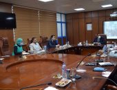 نائب محافظ المنيا يناقش المنظومة الالكترونية لوحده المتغيرات المكانية.. صور