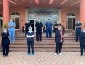 خروج 18 حالة جديدة من معسكر أبو قير الطبى فى الإسكندرية بعد التعافى من كورونا