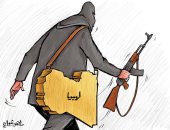 كاريكاتير صحيفة كويتية: المرتزقة يحاولون خطف ليبيا للفوضى 