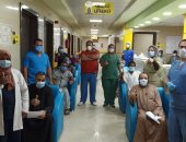 12 شخصا يغادرون مستشفى إسنا للحجر الصحى عقب التعافى من فيروس كورونا