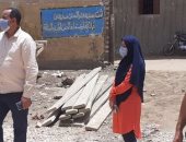 مدينة الطود: إحلال وتجديد مدرسة السادات ورفع 300 طن مخلفات وقمامة 