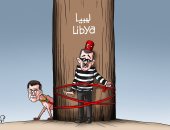 السراج تحت سيطرة أردوغان في كاريكاتير ساخر