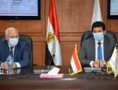 وزيرا الشباب والإسكان ومحافظ بورسعيد يبحثون إنشاء المدينة الرياضية الجديدة