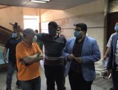 نائب محافظ بنى سويف يتفقد المستشفى الجامعي لمتابعة توافر المستلزمات الطبية