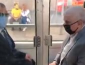 النقل العام بالإسكندرية تبتكر كبائن زجاجية لركاب الترام للوقاية من كورونا.. فيديو