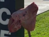 رأس خنزير مثبتة على عصا أمام قسم شرطة لوس أنجلوس تثير المخاوف