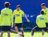 ميسى يشارك فى مران برشلونة ويؤكد جاهزيته للمشاركة ضد مايوركا.. صور