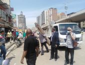 رئيس مدينة المحلة يقود حملة لرفع الإشغالات بشوارع المدينة