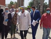 نائب محافظ الشرقية تتفقد مستشفى العزل ببلبيس ..صور