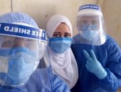 الجيش الأبيض.. صورة للعاملين بمستشفى عزل فاقوس فى مواجهة فيروس كورونا