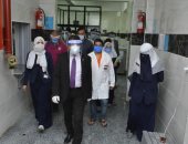 إدارة الأزمة بدمياط ترصد إجراءات مجابهة كورونا وتوافر المستلزمات الطبية 