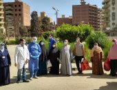 تعافى 8 حالات من فيروس كورونا بمستشفى الصدر فى بنى سويف