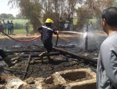 السيطرة على حريق بالحشائش فى إحدى قرى المنيا دون خسائر فى الأرواح