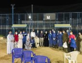 شباب قرية نزلة رومان بالمنيا يقومون بحملة تطهير وتوزيع كمامات بالجهود الذاتية