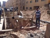 صور .. رفع كفاءة شبكات الصرف الصحى والطرق العامرية والمنتزة بالإسكندرية