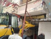 صور ..التصدى لـ 10 حالات بناء مخالف بأحياء الإسكندرية