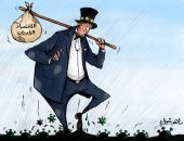 كاريكاتير صحيفة إماراتية يسلط الضوء على معاناة الاقتصاد الأوروبى من كورونا 