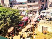 خوفا من كورونا.. قارئ يشكو من زحام سوق بقرية المنوات بالجيزة