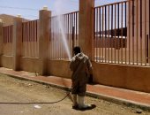 حملات نظافة وتطهير بمطروح لمواجهة فيروس كورونا.. صور