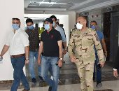 أشرف صبحى يتفقد المدينة الرياضية والصالة المغطاة بالعاصمة الإدارية الجديدة