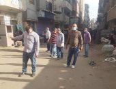 فض سوق محمد محمود بمدينة تلا فى المنوفية منعا للتزاحم بسبب فيروس كورونا 