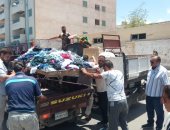 حملات مكبرة بمطروح لإزالة اشغالات الطريق وتسيير الحركة المرورية