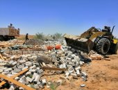 إزالة تعديات على 79 فدانا من أراضى أملاك الدولة بمطروح