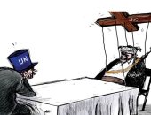 كاريكاتير صحيفة سعودية.. الحوثيون لعبة فى يد الإيرانيين
