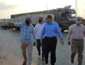 صور.. جولة محافظ الشرقية لمتابعة تطوير ميدان الطيارة وتوسعة طريق بلبيس الزقازيق
