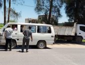 رئيس مدينة المحلة يتابع أعمال النظافة ورفع الإشغالات على الطرق السريعة